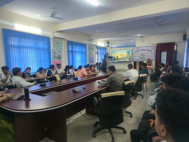 नरेन्द्रनगर महाविद्यालय में देवभूमि उद्यमिता योजना के तहत उद्यमिता ओरिएंटेशन प्रशिक्षण कार्यशाला का आयोजन