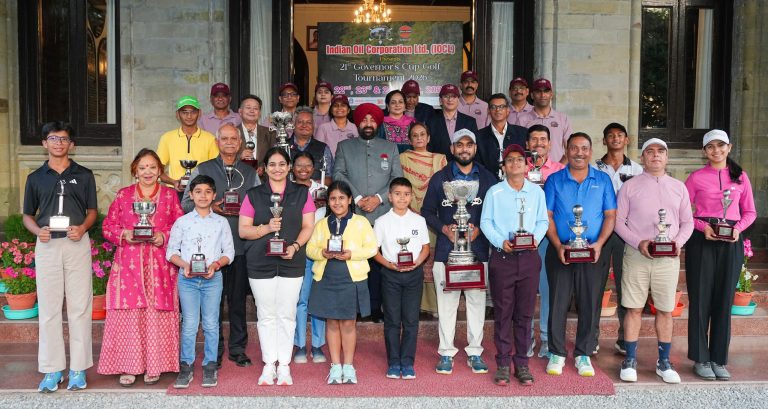21वें गवर्नर्स कप गोल्फ टूर्नामेंट का हुआ समापन, समर्थ जैन रहे टूर्नामेंट के ओवरऑल चैंपियन