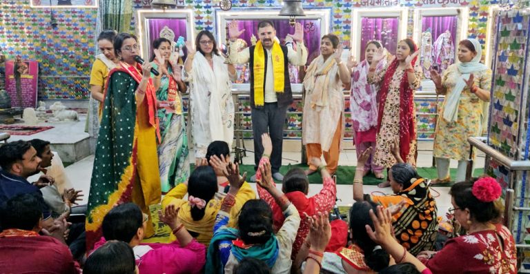 182वें श्री हनुमान चालीसा पाठ कार्यक्रम में मातृशक्ति सम्मान समारोह आयोजित  