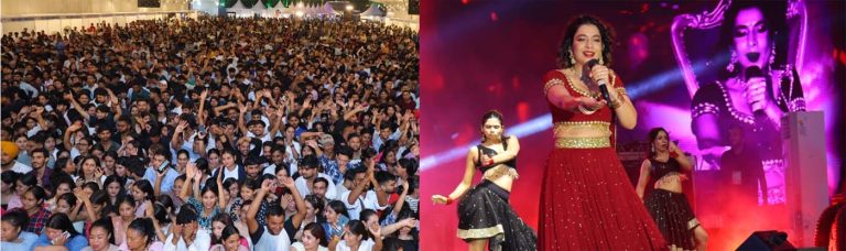 जैस्मिन सैंडलस ने लोक संवर्धन पर्व का किया भव्य समापन; हजारों दर्शकों ने लिया धमाकेदार संगीत संध्या का आनंद