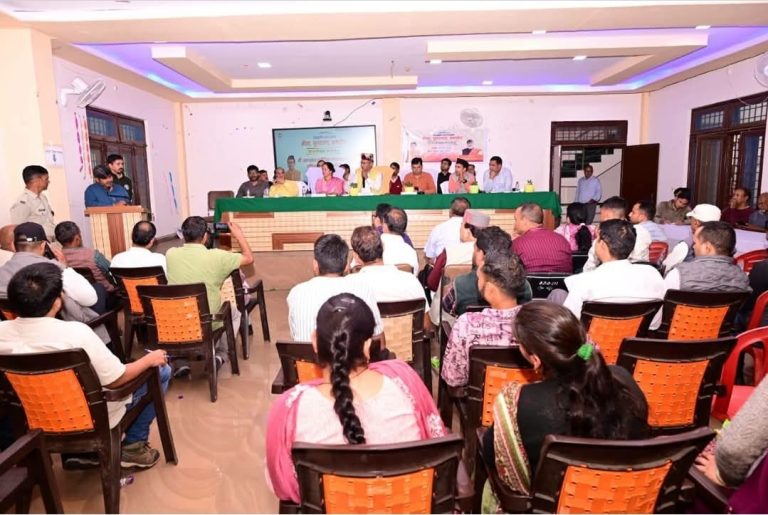 मुख्यमंत्री श्री पुष्कर सिंह धामी के नेतृत्व में राज्य सरकार के पाँच वर्ष पूर्ण होने के उपलक्ष्य में संचालित ‘सेवा, सुशासन एवं समर्पण’ तथा ‘जन-जन की सरकार, जन-जन के द्वार,’